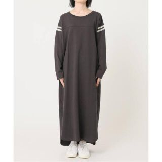 スピックアンドスパン(Spick & Span)のSpickandSpan【GOODWEAR】フットボールロングスリーブワンピース(ロングワンピース/マキシワンピース)