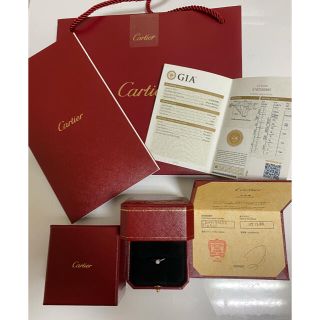 カルティエ(Cartier)のCartier ソリテール　エンゲージリング　bea様専用(リング(指輪))