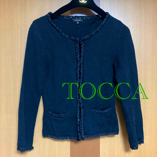 トッカ(TOCCA)の高級ブランド❗️【TOCCA】トッカ　お上品系　ジャケット　カーデ(ノーカラージャケット)