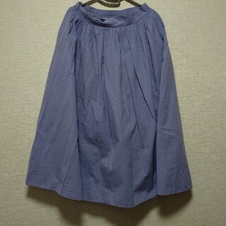 ショコラフィネローブ(chocol raffine robe)のラベンダー　フレア　スカート　パープル(ロングスカート)