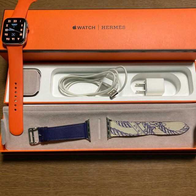 Applewatch5 HERMES 44mm シンプルトゥール - 腕時計(デジタル)