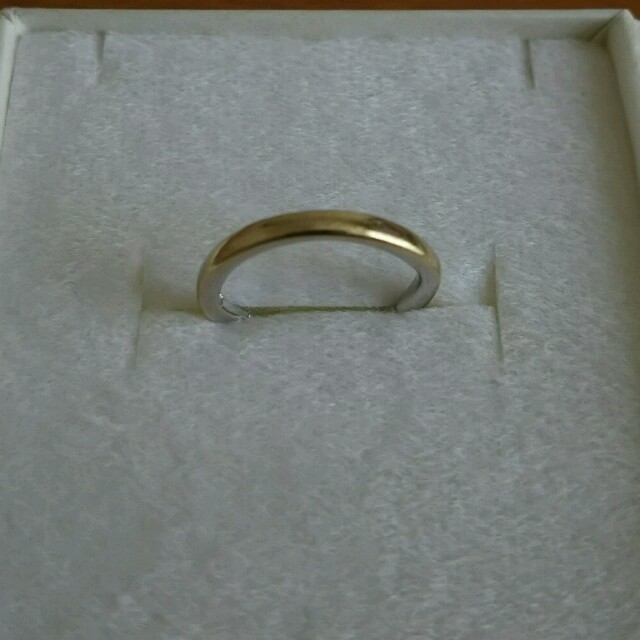 K18WG ダイヤモンド ピンキーリング レディースのアクセサリー(リング(指輪))の商品写真