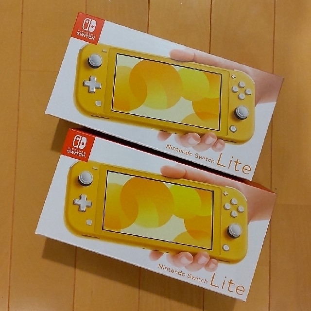 新品未使用】 Nintendo Switch Lite イエロー 2台 - 家庭用ゲーム機本体