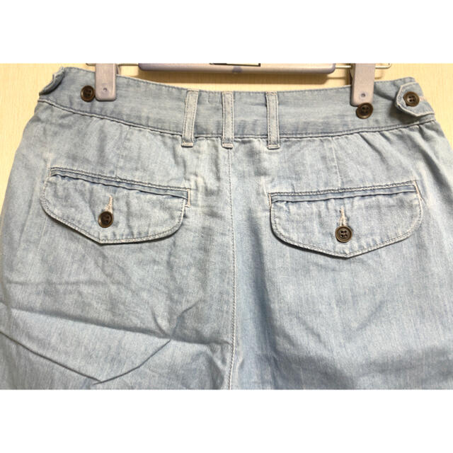 LOWRYS FARM(ローリーズファーム)のLOWRYS FARM ハーフパンツ ショートパンツ デニム Mサイズ 古着 レディースのパンツ(ショートパンツ)の商品写真