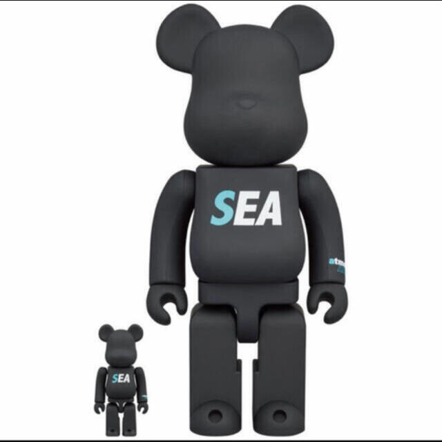 BE@RBRICK atmos x WIND AND SEA 100%&400%