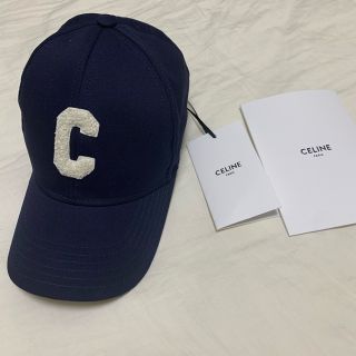 本物 CELINE 21ss イニシャルキャップ L /セリーヌ Cロゴ Cap