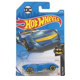 ディーシー(DC)のホットウィール 2021 バットマン バットモービル ブルー(ミニカー)