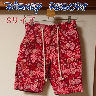 ディズニー(Disney)の【専用】ディズニーリゾート ミニー  総柄 ピンク パンツ 1日使用 Sサイズ(ショートパンツ)