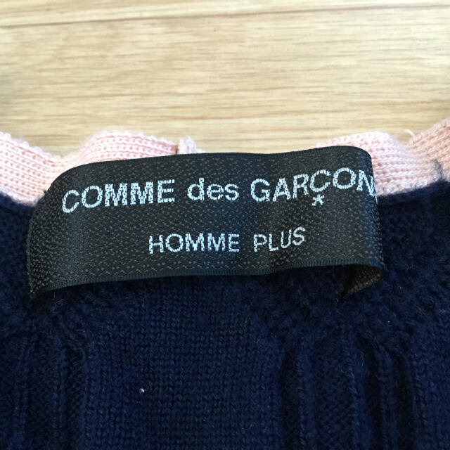 COMME des GARCONS(コムデギャルソン)のコムデギャルソン　カーディガン　ウールNVY PC-N002 メンズのトップス(カーディガン)の商品写真