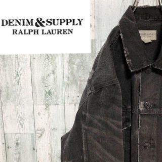 デニムアンドサプライラルフローレン(Denim & Supply Ralph Lauren)のラルフローレン　ダメージ加工デニムジャケット　クラスト　クラッシュ　Gジャン(Gジャン/デニムジャケット)