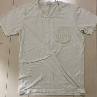 タケオキクチ(TAKEO KIKUCHI)のTAKEO KIKUCHI タケオキクチ Mサイズ オフホワイト 白(Tシャツ/カットソー(半袖/袖なし))