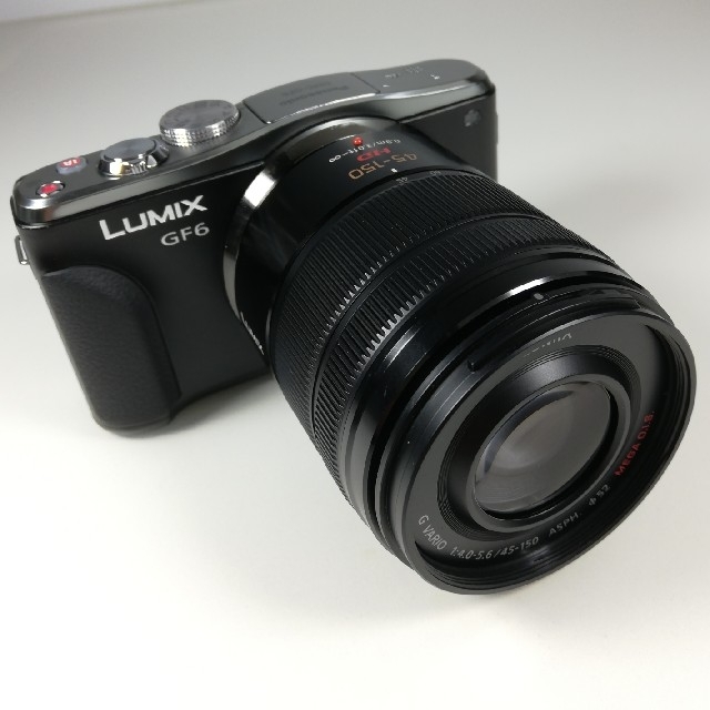 Panasonic(パナソニック)のLUMIX GF6 ダブルズームレンズ セット スマホ/家電/カメラのカメラ(ミラーレス一眼)の商品写真