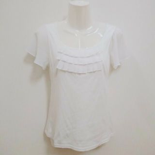 ジャスグリッティー(JUSGLITTY)のジャスグリッティー ティアードフリルTシャツ シフォンスリーブカットソー(カットソー(半袖/袖なし))