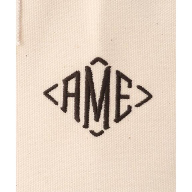 【AMERICANA/アメリカーナ】AME Tote Bag(L)ブラウンロゴ