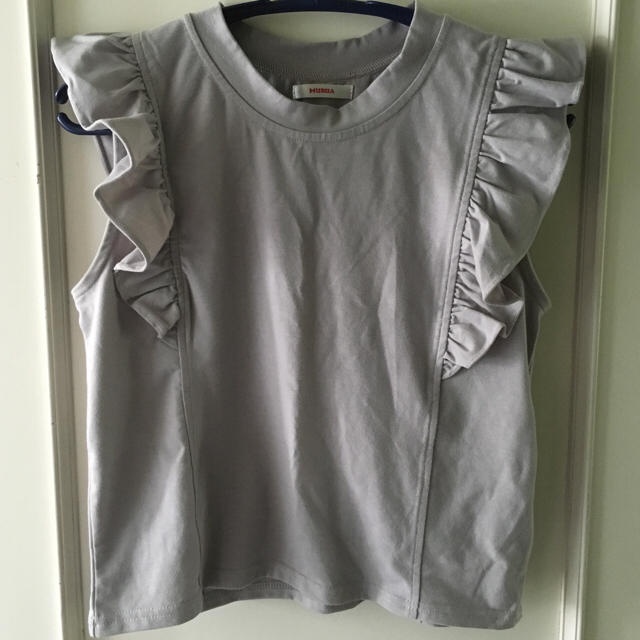 MURUA(ムルーア)のmurua 袖フリル レディースのトップス(Tシャツ(半袖/袖なし))の商品写真