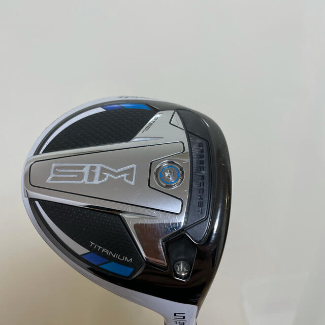 TaylorMade(テーラーメイド)のテーラーメイド　SIM　フェアウェイウッド（5W）　19度　テンセイシルバー スポーツ/アウトドアのゴルフ(クラブ)の商品写真