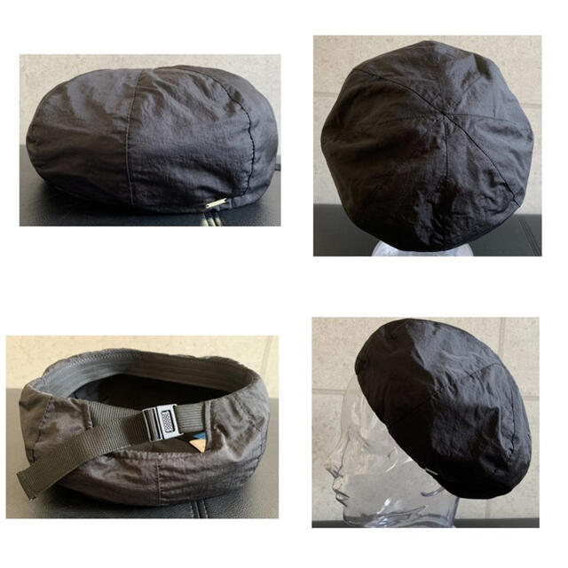送料込 新品 帽子 ベレー帽 ナイロン 軽量 ベレー 通気性抜群 アウトドア K メンズの帽子(ハンチング/ベレー帽)の商品写真
