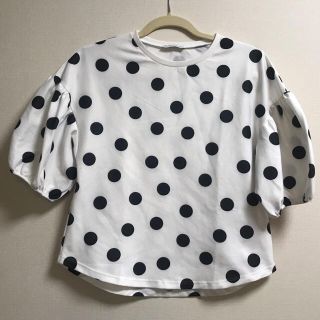 ザラ(ZARA)の●ザラ ZARA ドットトップス レディース●(カットソー(半袖/袖なし))