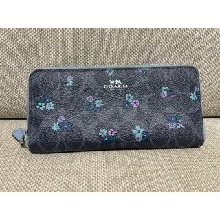 コーチ(COACH)のCOACH コーチ 長財布 花柄 シグネスチャー フローラル(財布)