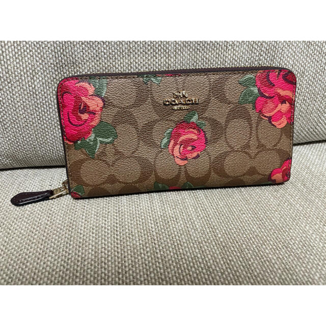 COACH コーチ 長財布 花柄 美品