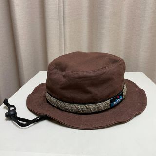 カブー(KAVU)のカブー KAVU ストラップバケットハット ブラウン系 USA製(ハット)