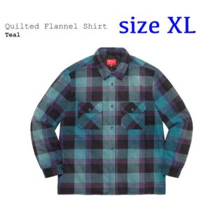 シュプリーム(Supreme)の数回着用  Quilted Flannel Shirt  XL (シャツ)