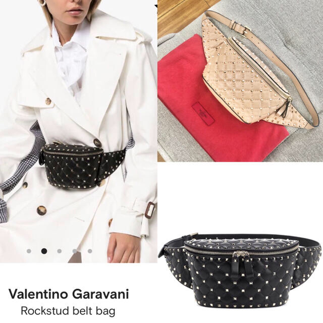 Valentino Garavani 美品　ロックスタッズ ボディバッグ