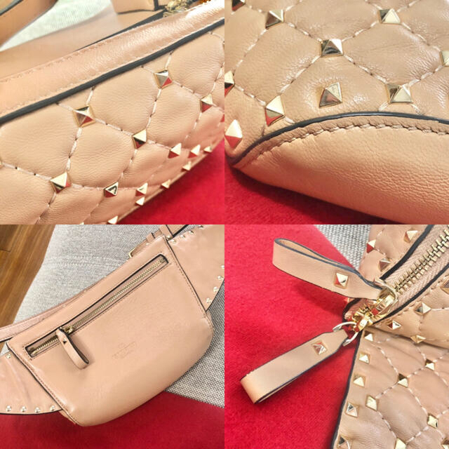 VALENTINO(ヴァレンティノ)のValentino Garavani 美品　ロックスタッズ ボディバッグ レディースのバッグ(ボディバッグ/ウエストポーチ)の商品写真