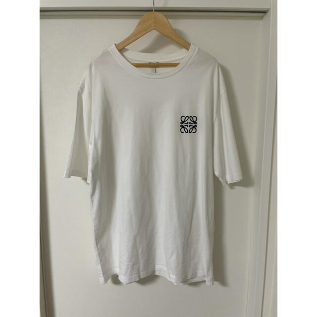 LOEWE(ロエベ)の国内正規品美品ロエベ 半袖Tシャツ白Lアナグラム メンズのトップス(Tシャツ/カットソー(半袖/袖なし))の商品写真