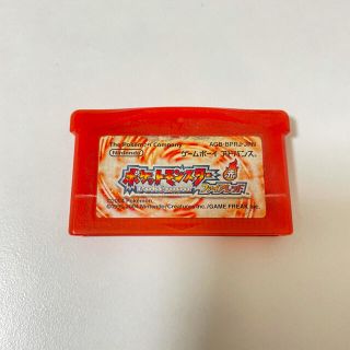 ゲームボーイアドバンス(ゲームボーイアドバンス)のポケモン　ファイアレッド　GBA(携帯用ゲームソフト)