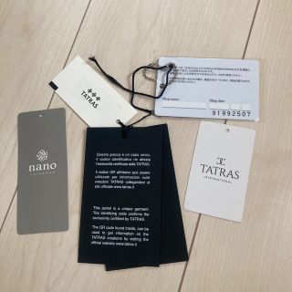 TATRAS ナノユニバース別注 ARESA ブルゾンスプリングコート タトラス