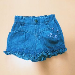 アナスイミニ(ANNA SUI mini)のANNA SUI MINI ネコちゃんショートパンツ 100(パンツ/スパッツ)