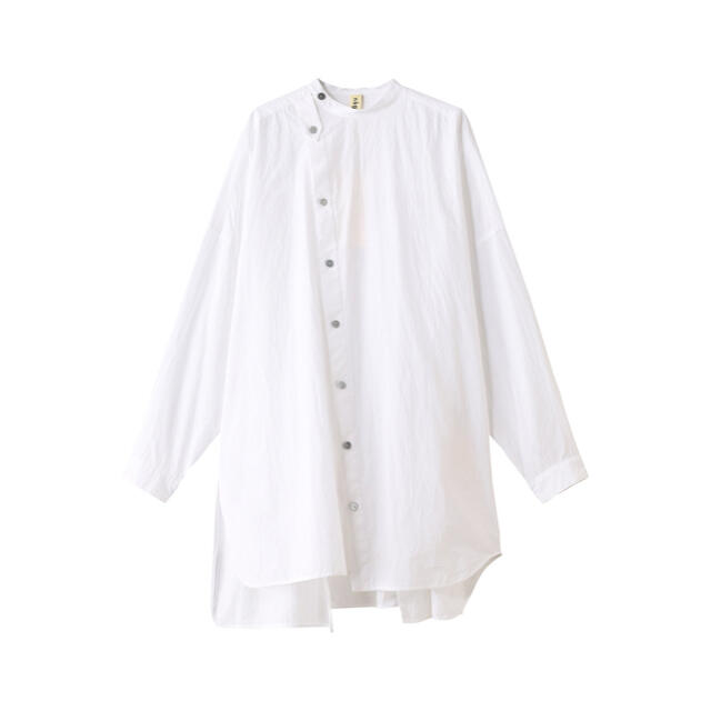 ナゴンスタンス　アシンメトリーシャツ　新品未使用　ホワイト　エンフォルドシャツ/ブラウス(長袖/七分)