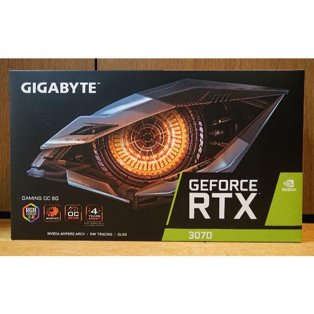 GPU新品GIGABYTE RTX3070 GV-N3070GAMING OC-8GD