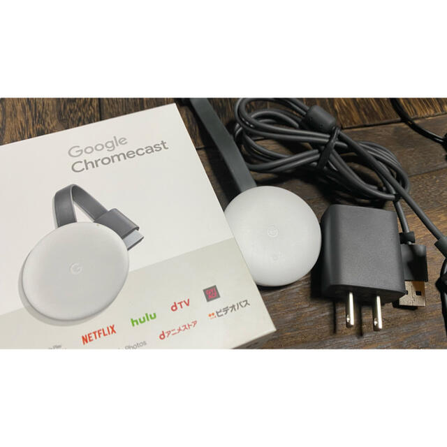 Google - Google Chromecast 第三世代 ホワイト/白の通販 by Google - Google Chromecast 第三世代 ホワイト/白の通販 by
