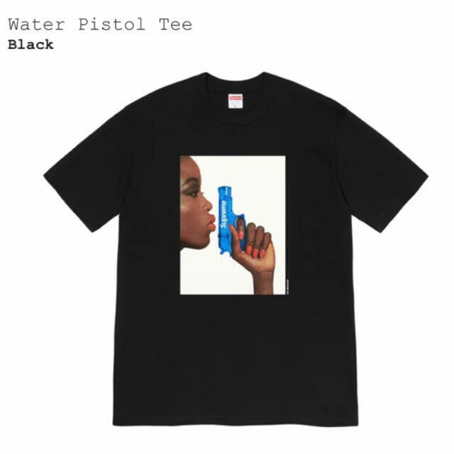 Supreme(シュプリーム)のSupreme Water Pistol Tee XL 黒 メンズのトップス(Tシャツ/カットソー(半袖/袖なし))の商品写真