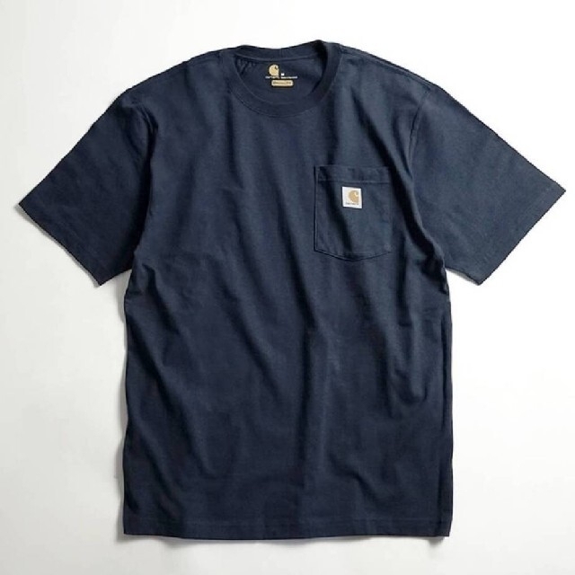 carhartt(カーハート)の新品未使用 カーハート ポケット ビッグ Tシャツ ネイビー K87 NVY M メンズのトップス(Tシャツ/カットソー(半袖/袖なし))の商品写真