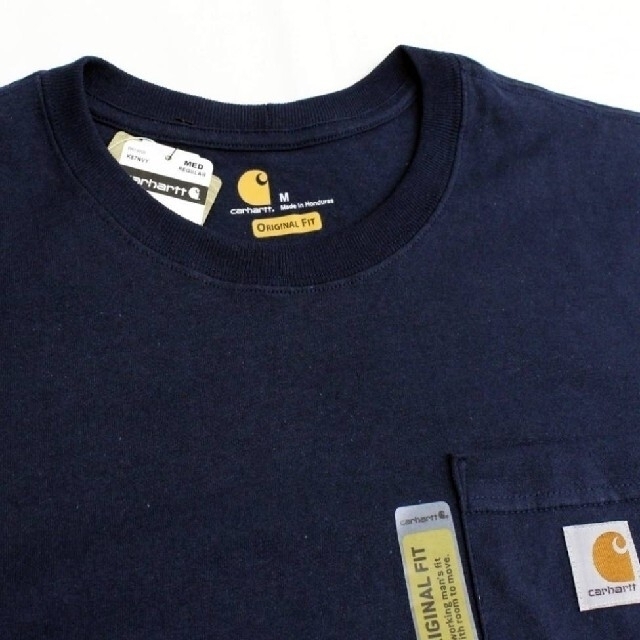 carhartt(カーハート)の新品未使用 カーハート ポケット ビッグ Tシャツ ネイビー K87 NVY M メンズのトップス(Tシャツ/カットソー(半袖/袖なし))の商品写真