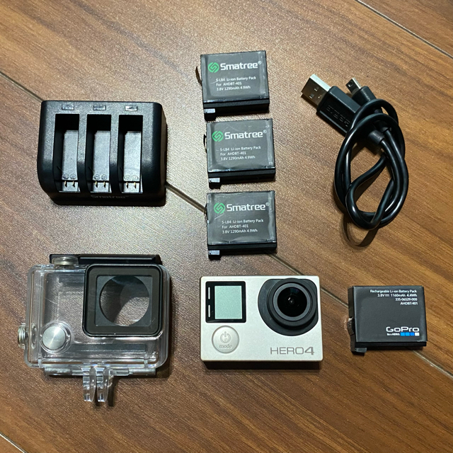 GoPro(ゴープロ)のGoPro HERO4 スマホ/家電/カメラのカメラ(コンパクトデジタルカメラ)の商品写真