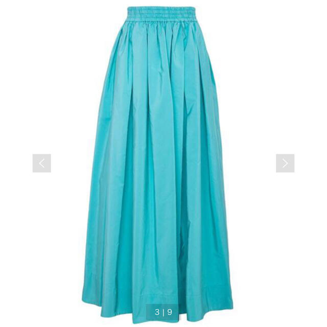 Drawer(ドゥロワー)のDrawer シルクコットンギャザースカート　BlAMINK  レディースのスカート(ロングスカート)の商品写真