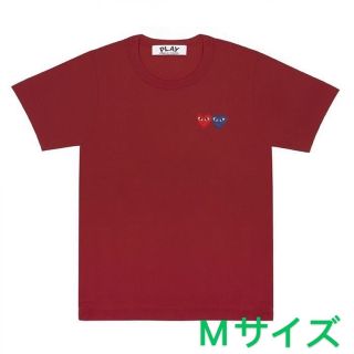 コムデギャルソン(COMME des GARCONS)のCOMME des GARCONS ダブルハートロゴ カットソー(Tシャツ(半袖/袖なし))