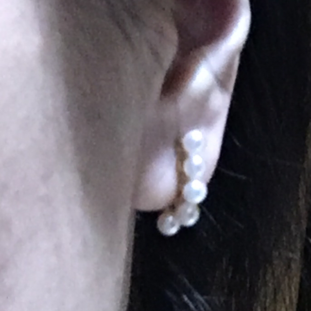 MIKIMOTO(ミキモト)のミキモト　K18 MIKIMOTO ベビーパール　イヤリング　ケース無し レディースのアクセサリー(イヤリング)の商品写真