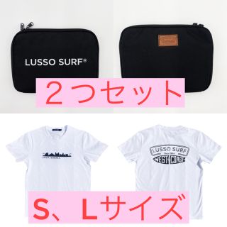 ロンハーマン(Ron Herman)のモテるコーデ☆LUSSO SURF クラッチバッグ２つ、Tシャツ２枚セット(セカンドバッグ/クラッチバッグ)