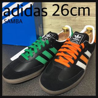 アディダス(adidas)の新品 26cm adidas アディダス サンバ samba 緑 オレンジ(スニーカー)