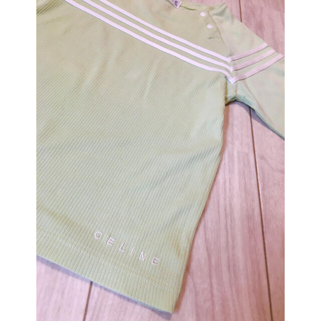 celine(セリーヌ)の⭐︎美品⭐︎『セリーヌ⭐︎CELINE』半袖カットソー　Tシャツ　１２０㎝ キッズ/ベビー/マタニティのキッズ服女の子用(90cm~)(Tシャツ/カットソー)の商品写真