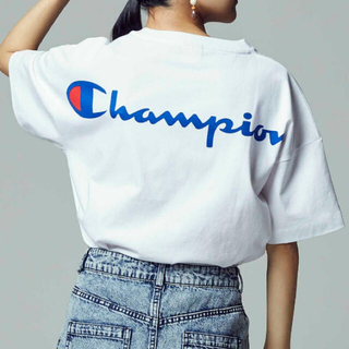 チャンピオン(Champion)のチャンピオンChampionバックプリントゆるTシャツ(Tシャツ(半袖/袖なし))