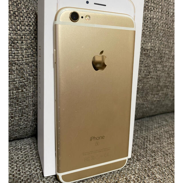 Apple(アップル)のiPhone6s 64GB ゴールド スマホ/家電/カメラのスマートフォン/携帯電話(スマートフォン本体)の商品写真