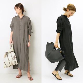 ドゥーズィエムクラス(DEUXIEME CLASSE)の定価47000 20ss Deuxieme Classe Linen ワンピース(ロングワンピース/マキシワンピース)