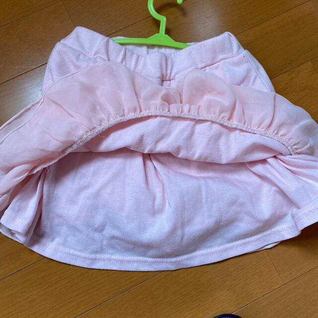 しまむら(シマムラ)のフリルスカート キッズ/ベビー/マタニティのキッズ服女の子用(90cm~)(スカート)の商品写真