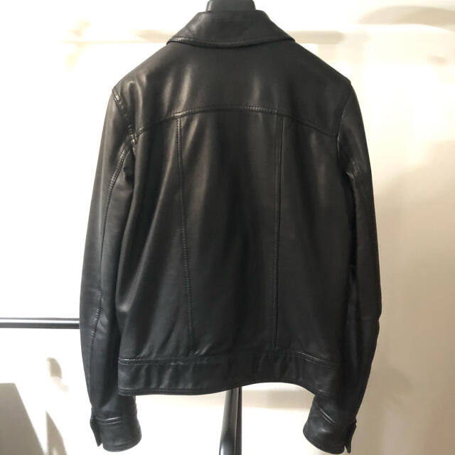 DIOR HOMME(ディオールオム)のディオールオム　レザージャケット　44 メンズのジャケット/アウター(レザージャケット)の商品写真